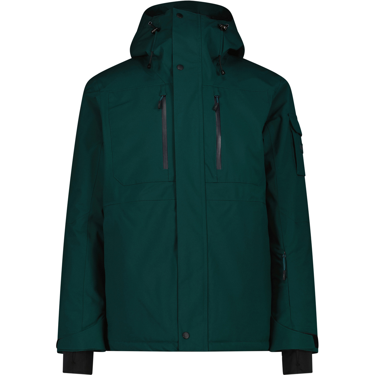CMP Uomo Giacca Hoodie (Taglia 3XL, Verde)