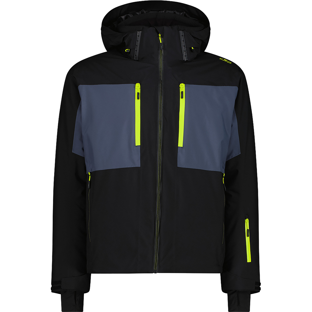 CMP Herren Zip Hoodie Jacke (Größe XL, schwarz)