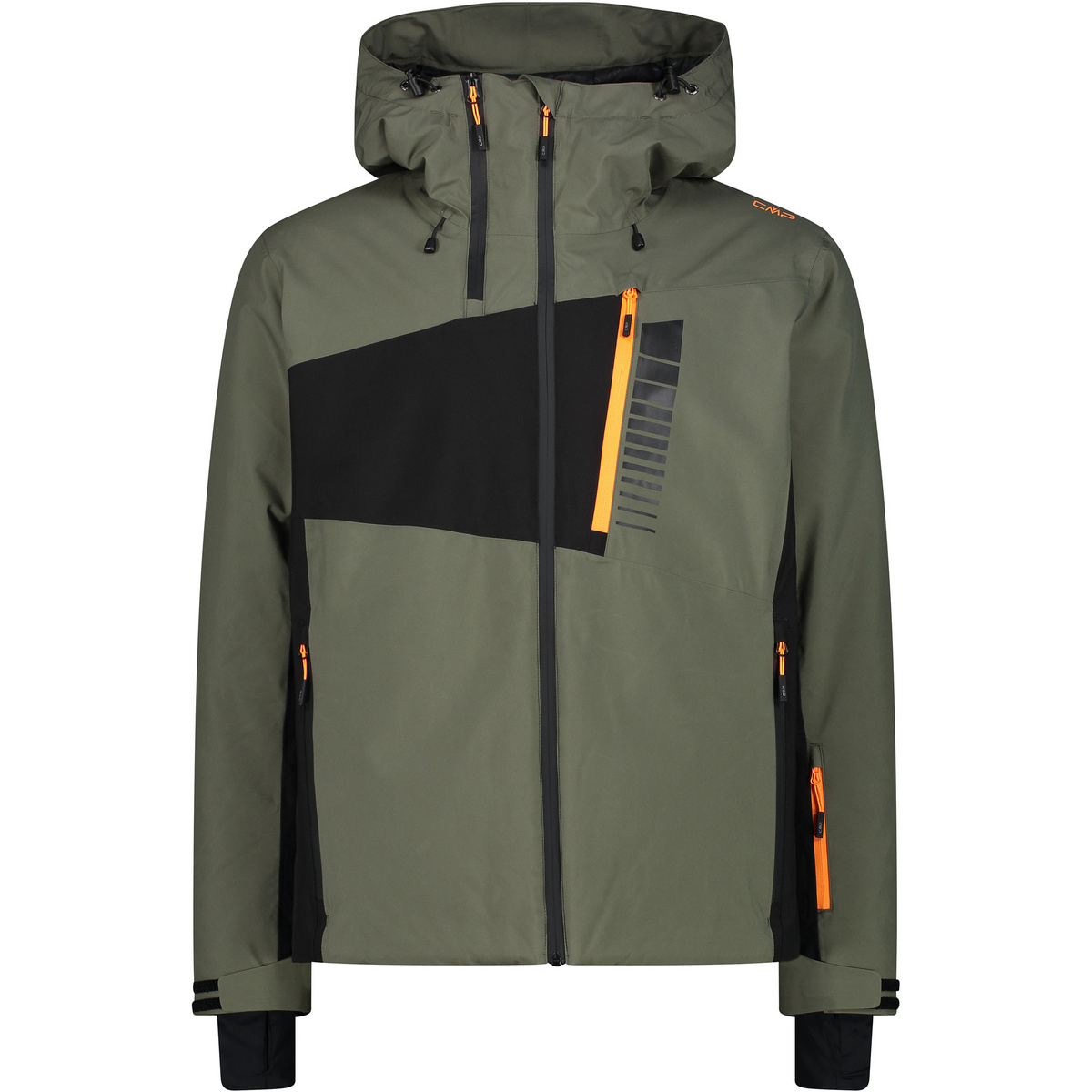 CMP Herren Hoodie Jacke (Größe XXL, oliv)