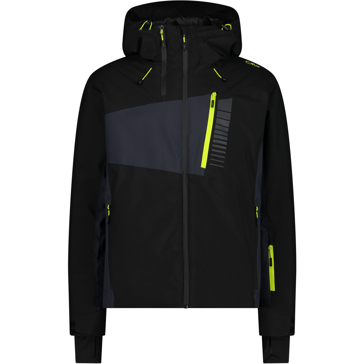CMP Herren Hoodie Jacke (Größe 3XL, schwarz)