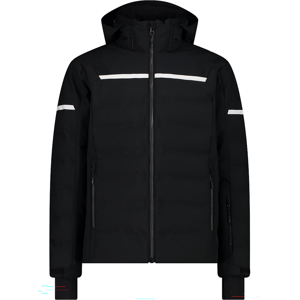 CMP Herren Zip Hoodie Jacke (Größe 3XL, schwarz)