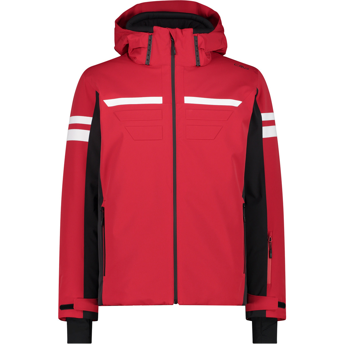 CMP Herren Zip Hoodie Jacke (Größe 3XL, rot)