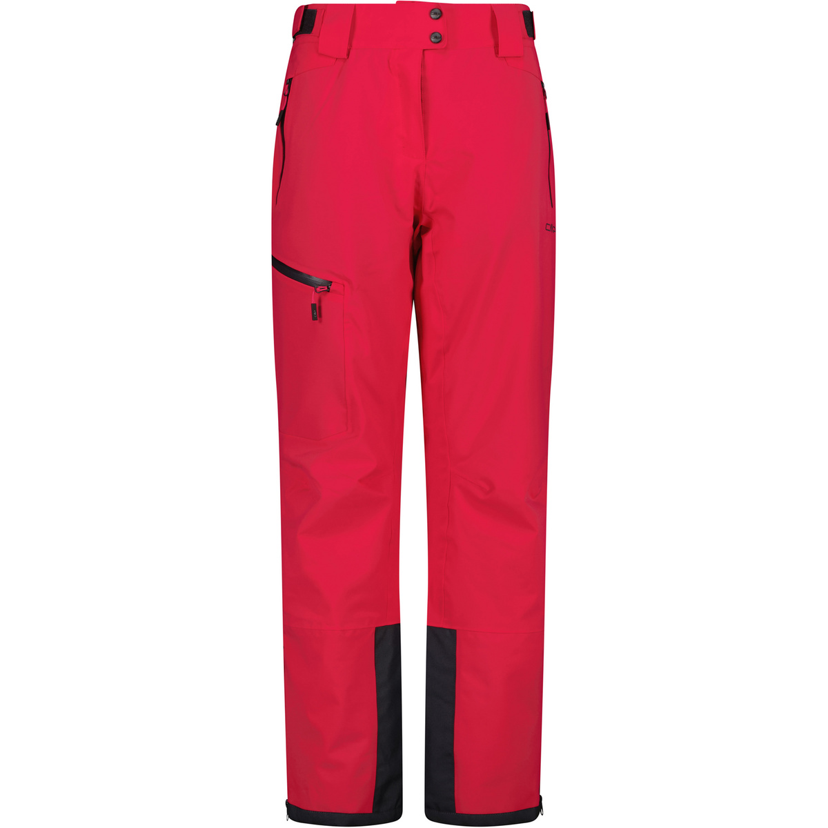 CMP Donna Pantaloni (Taglia XS, Rosso)