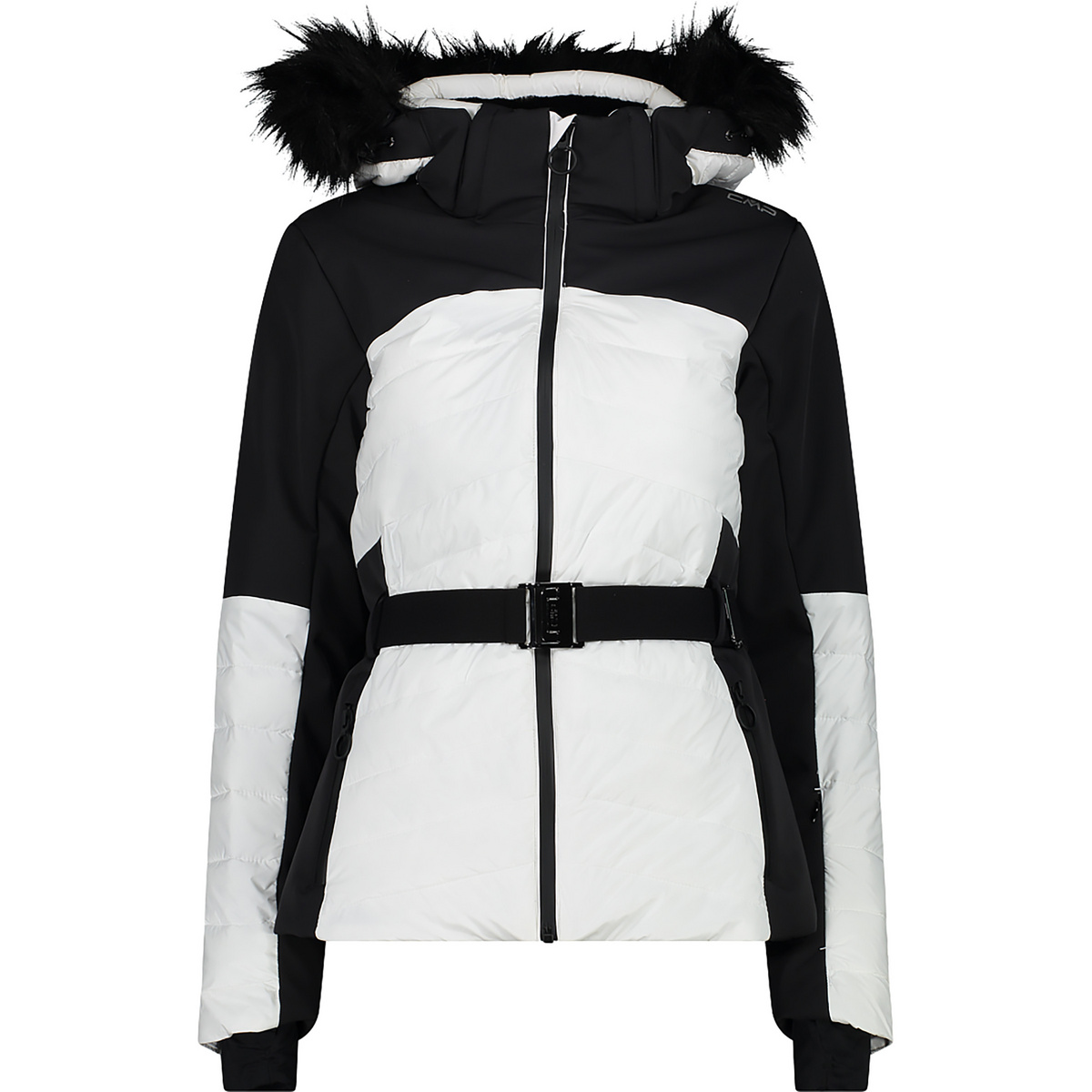 CMP Femme Veste Zip Hoodie (taille XL, Blanc)