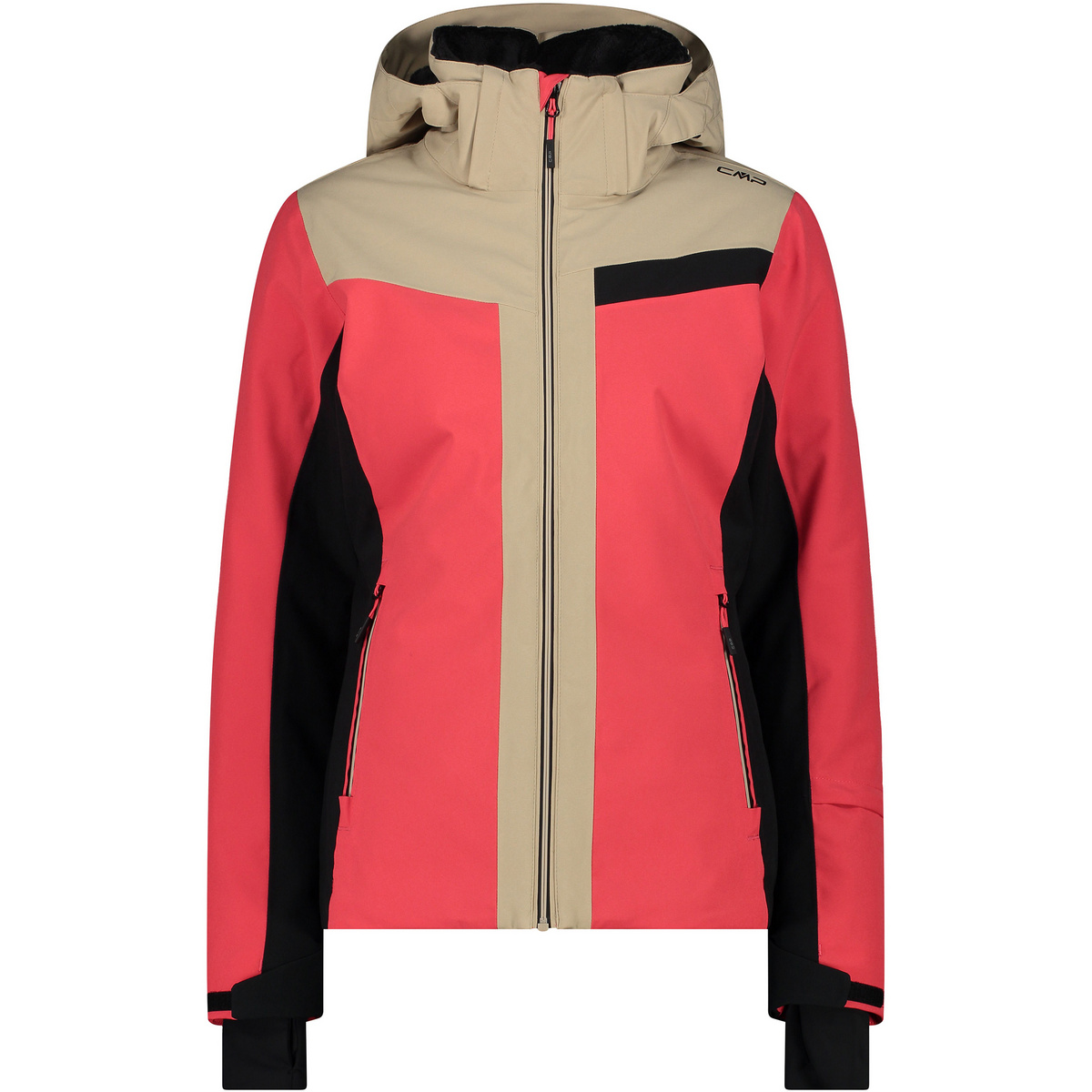 CMP Femme Veste Zip Hoodie (taille XXS, Orange)