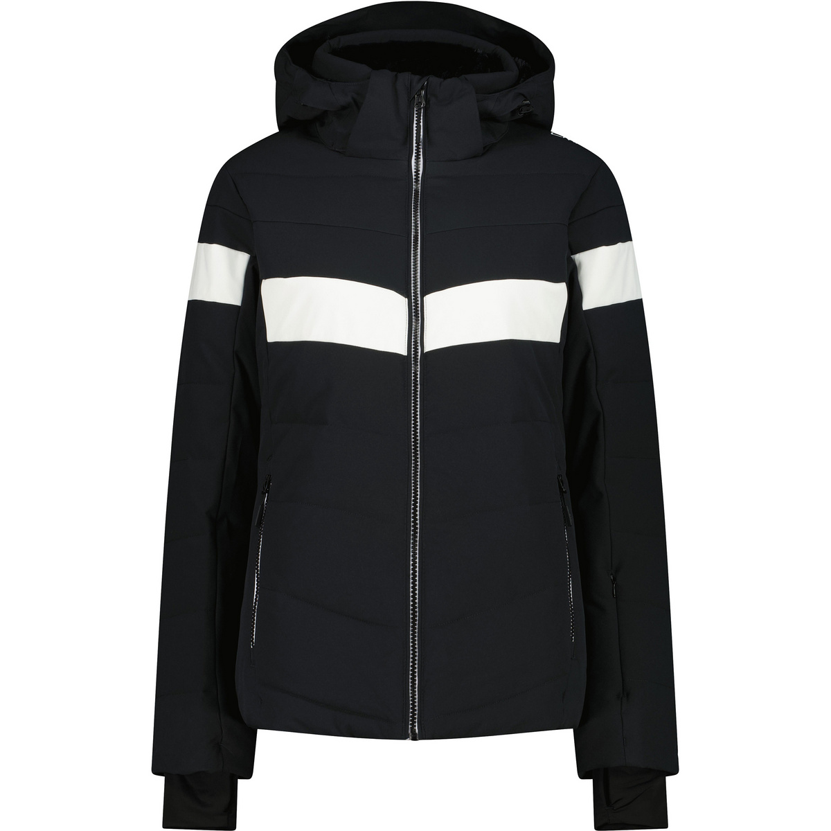 CMP Damen Zip Hoodie Jacke (Größe 3XL, schwarz)