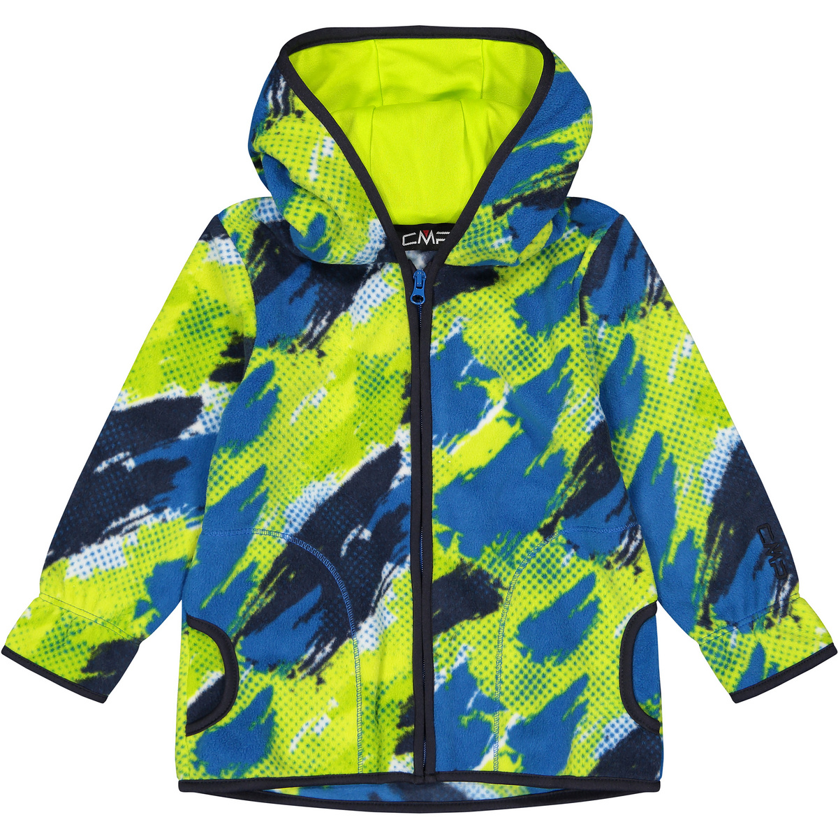 CMP Kinder Hoodie Jacke (Größe 86, gelb)