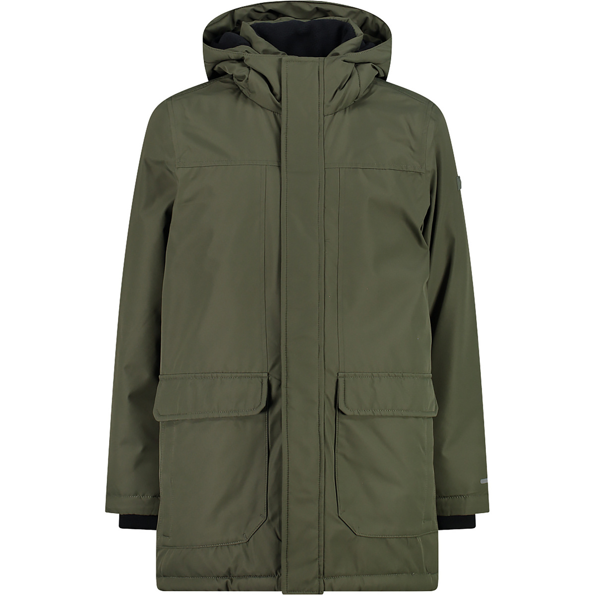 CMP Kinder Hoodie Jacke (Größe 140, oliv)
