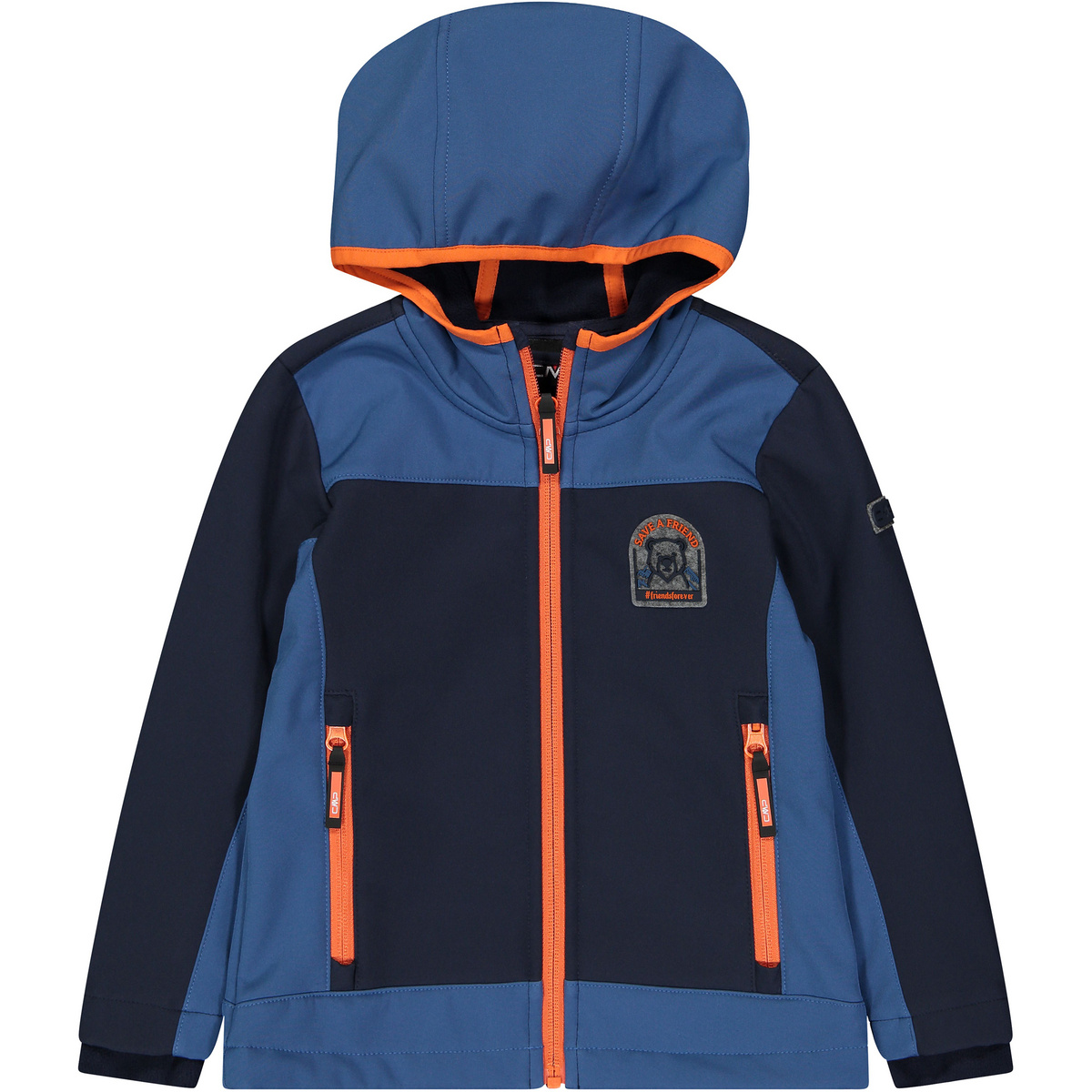 CMP Enfants Veste Hoodie (taille 104, Bleu)