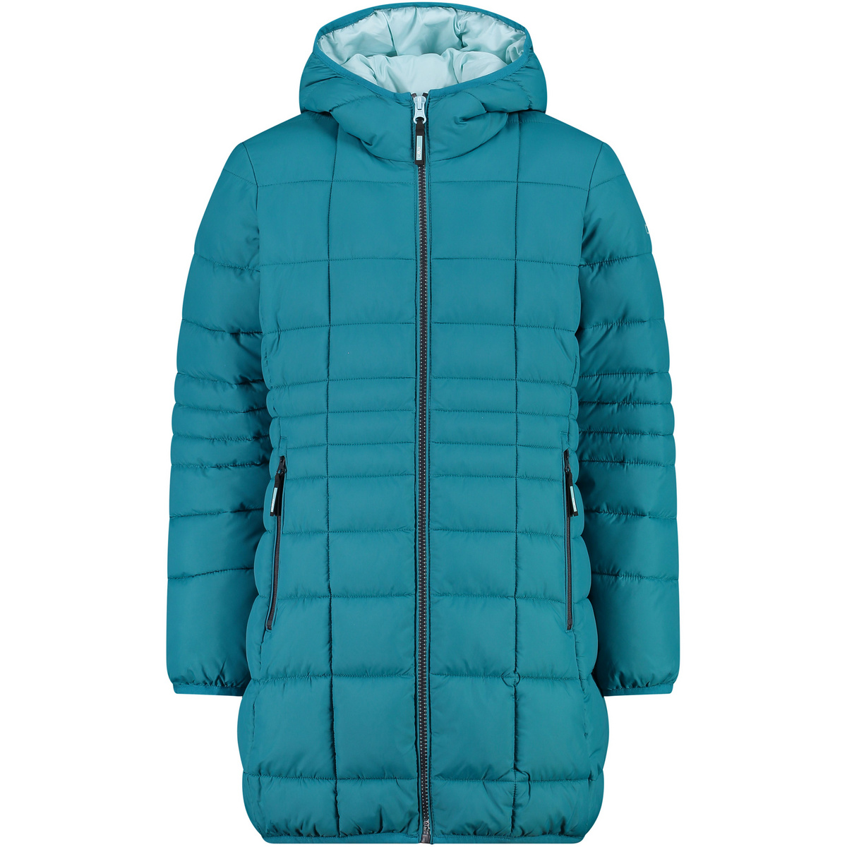 CMP Kinder Hoodie Mantel (Größe 152, tuerkis)