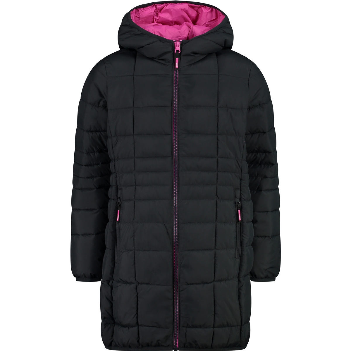 CMP Kinder Hoodie Mantel (Größe 116, grau)