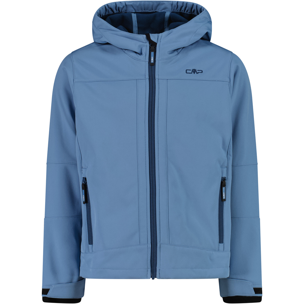 CMP Bambino Giacca Softshell Hoodie (Taglia 92, Blu)