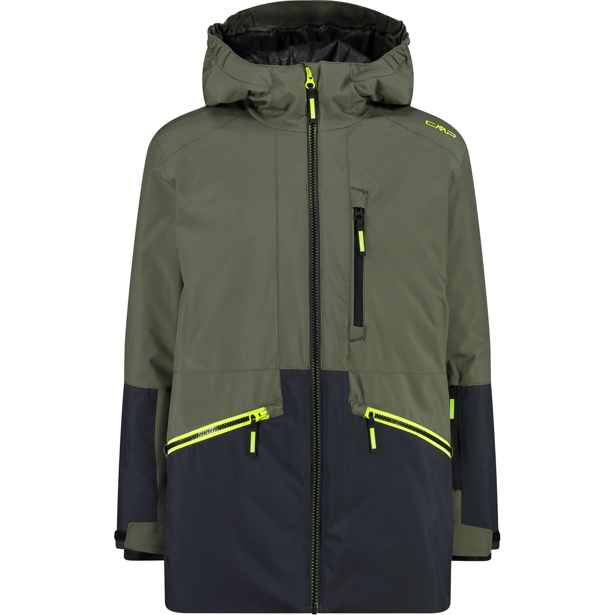 CMP Kinder Hoodie Jacke (Größe 164, oliv)