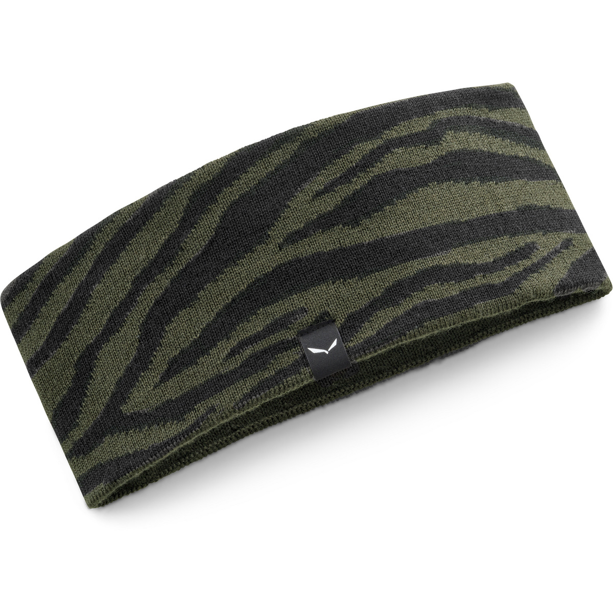 Salewa Fascia per la testa Sella Am Crevasse (Taglia ONE SIZE, Verde oliva)