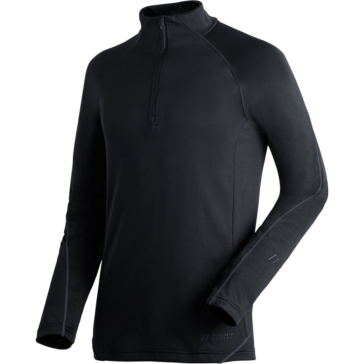 Maier Sports Uomo Pullover Roger (Taglia S, Nero)
