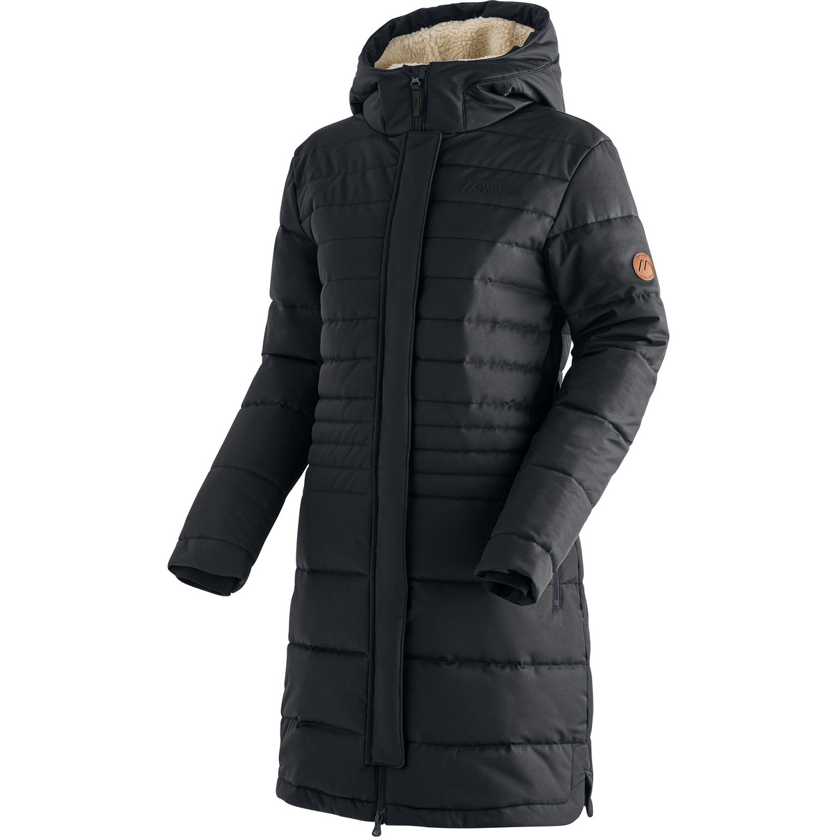 Maier Sports Femme Manteau Laerke (taille L , Noir)