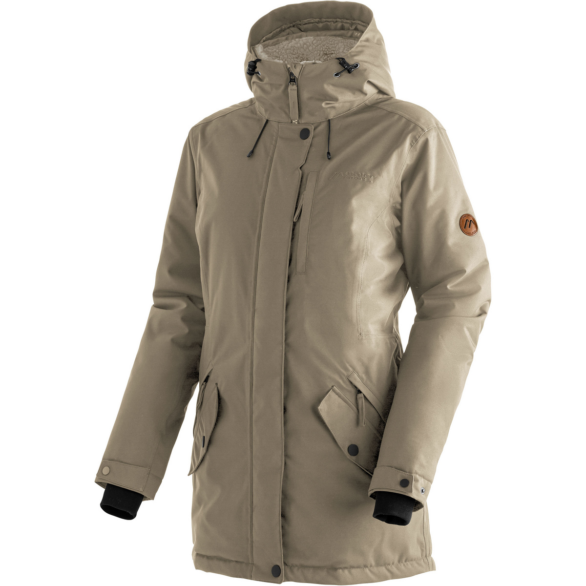 Maier Sports Femme Veste Katrine (taille L , Beige)