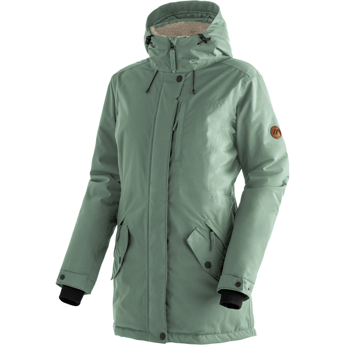 Maier Sports Damen Katrine Jacke (Größe L , gruen)