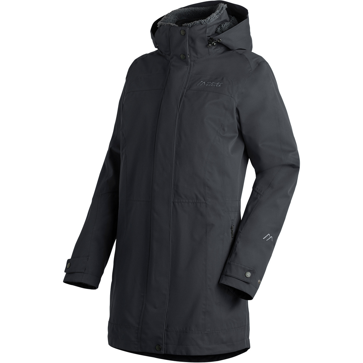 Maier Sports Donna Cappotto Gerdi (Taglia 3XL, Nero)