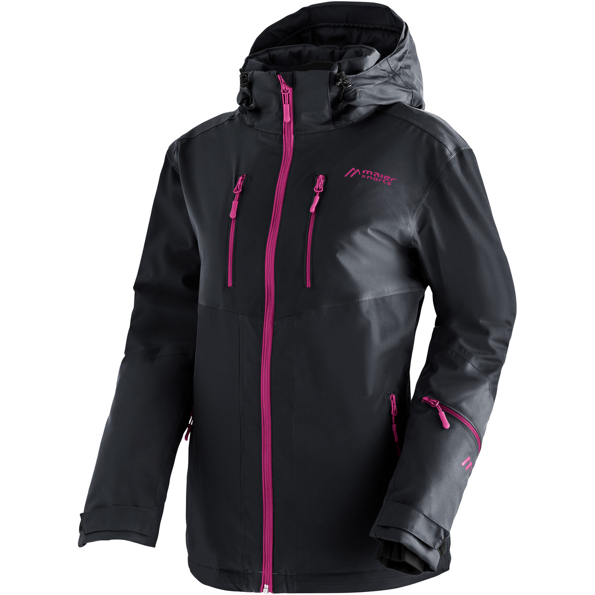 Maier Sports Donna Giacca Ina (Taglia L , Nero)