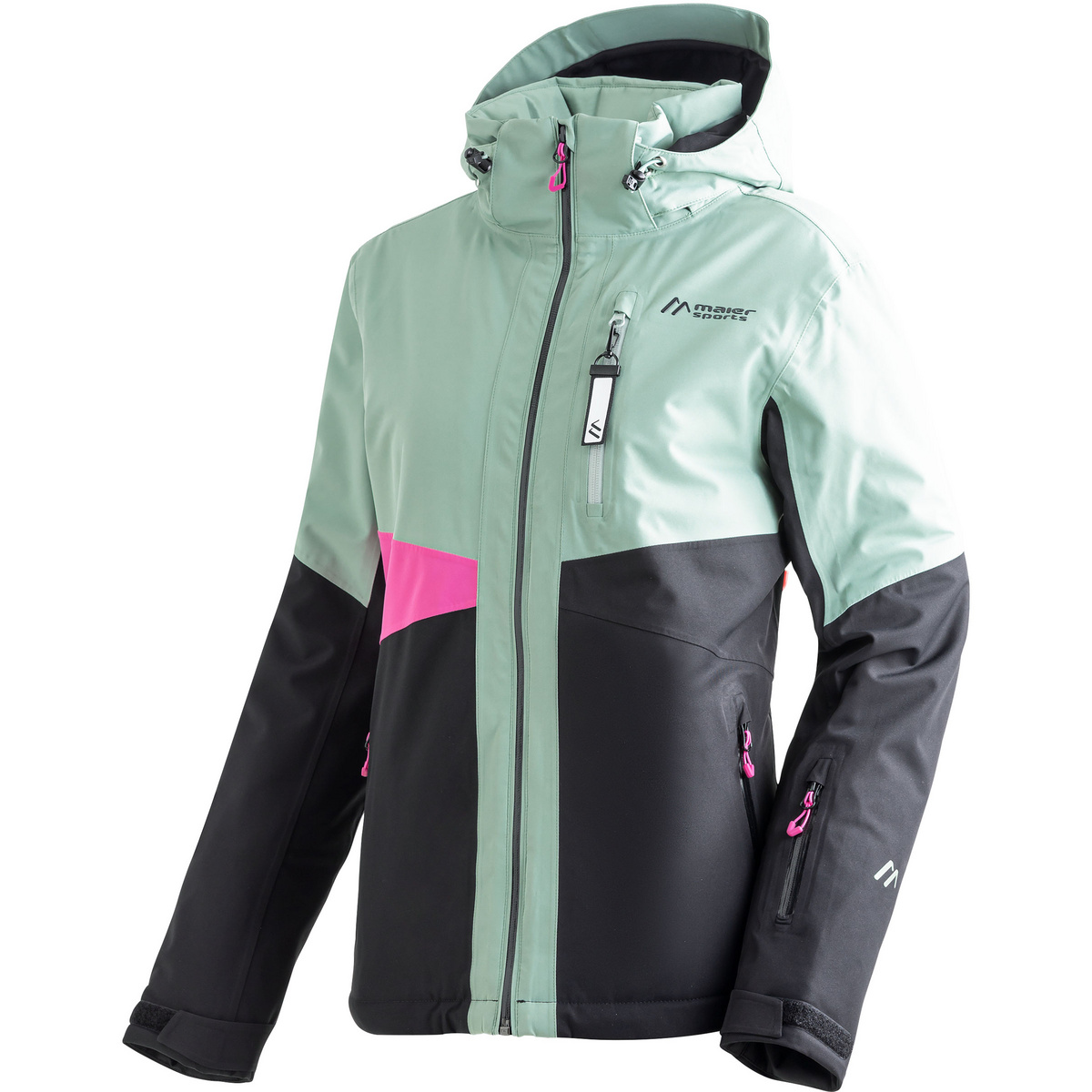 Maier Sports Damen Vidra Jacke (Größe XL, schwarz)