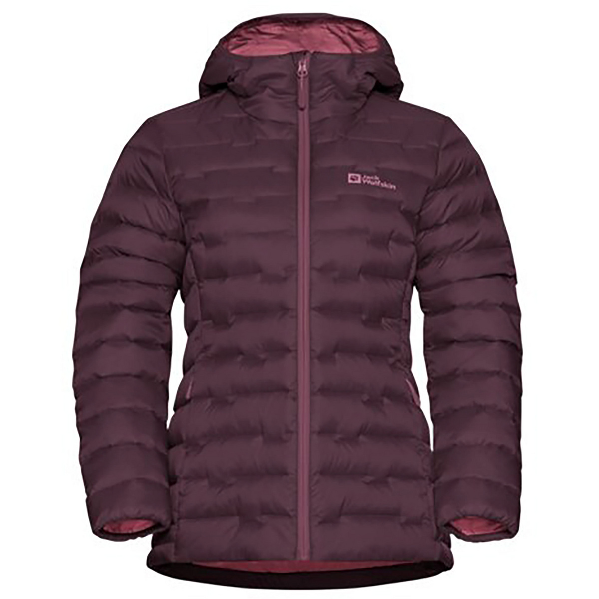 Jack Wolfskin Damen Passamani Down Hoodie Jacke (Größe L, lila)