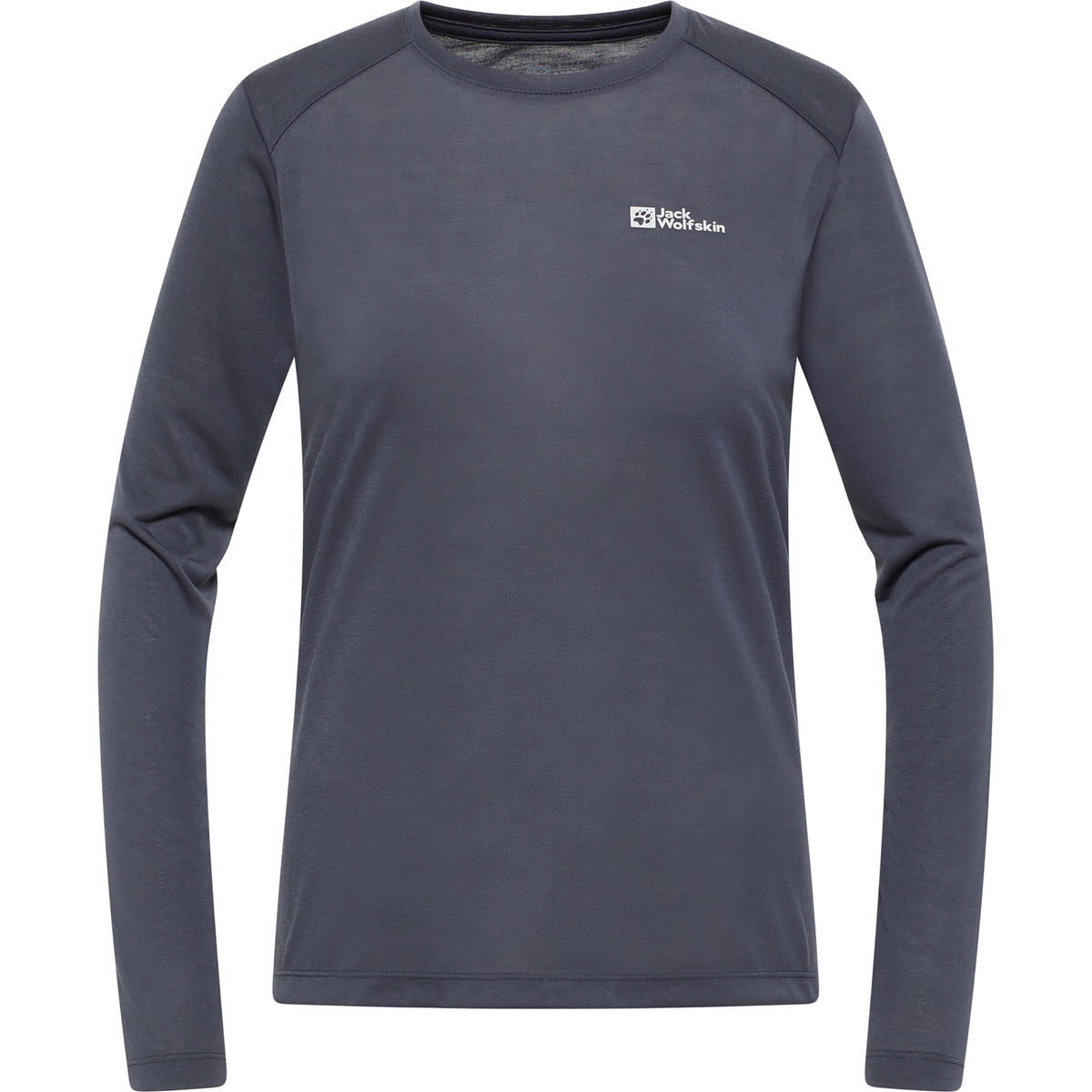 Jack Wolfskin Damen Vonnan Longsleeve (Größe XL, grau)
