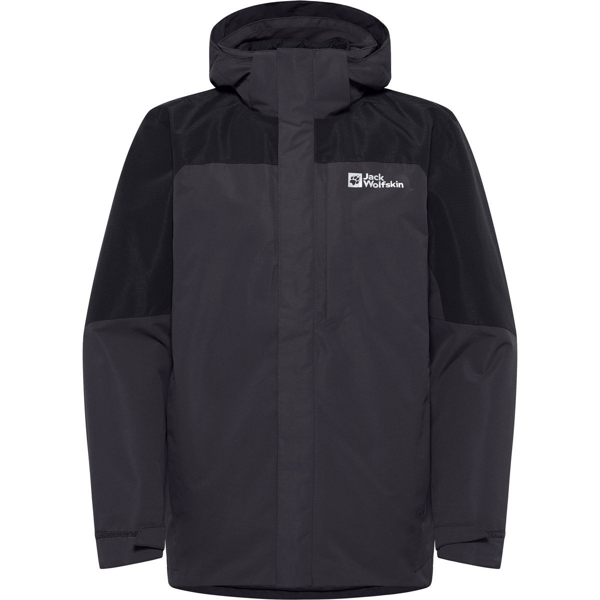 Jack Wolfskin Homme Veste Romberg 3in1 (taille M, Gris)