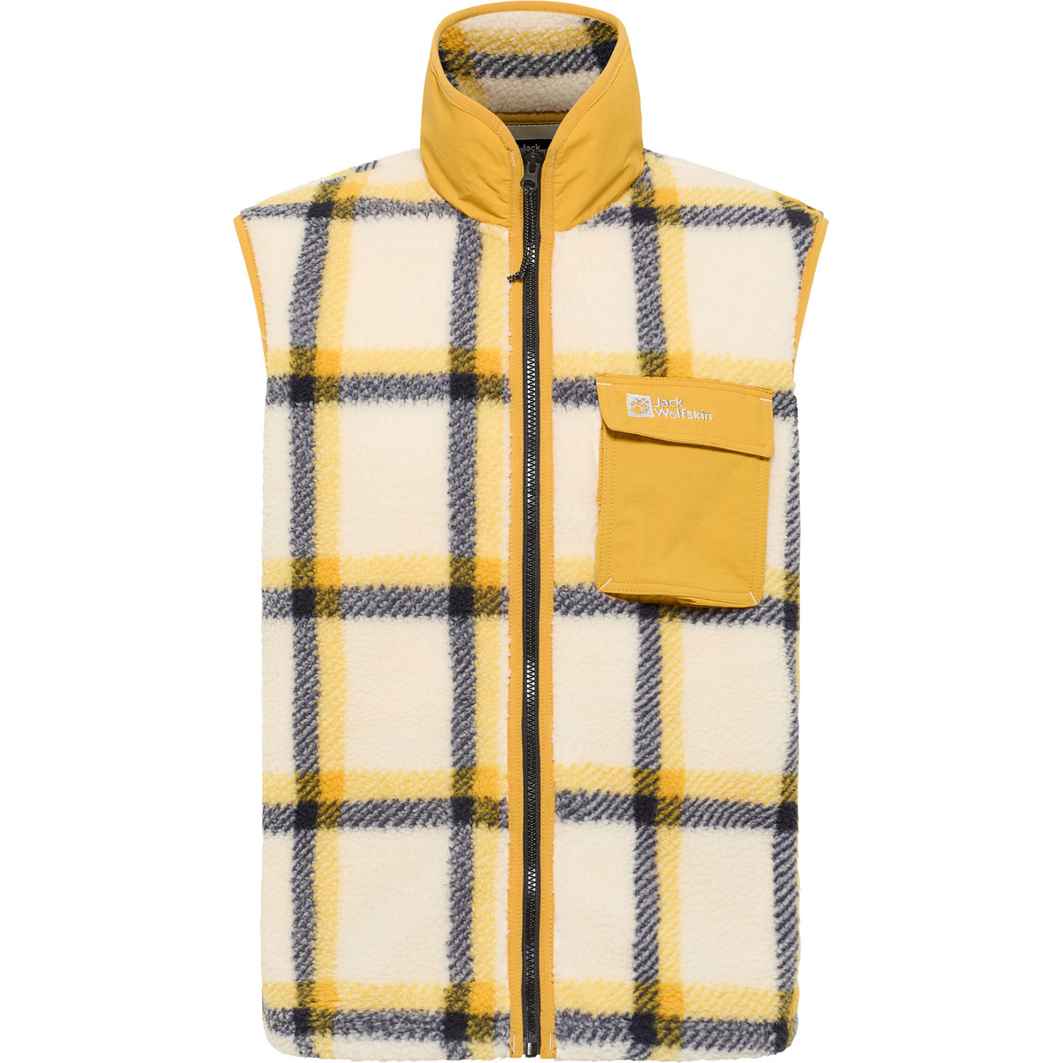 Jack Wolfskin Uomo Gilet Felslicht Check (Taglia M, Beige)