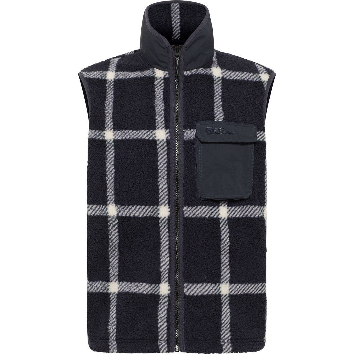 Jack Wolfskin Uomo Gilet Felslicht Check (Taglia XL, Blu)