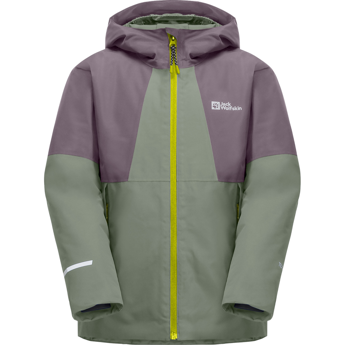 Jack Wolfskin Kinder Actamic 2l Ins Jacke (Größe 116, gruen)