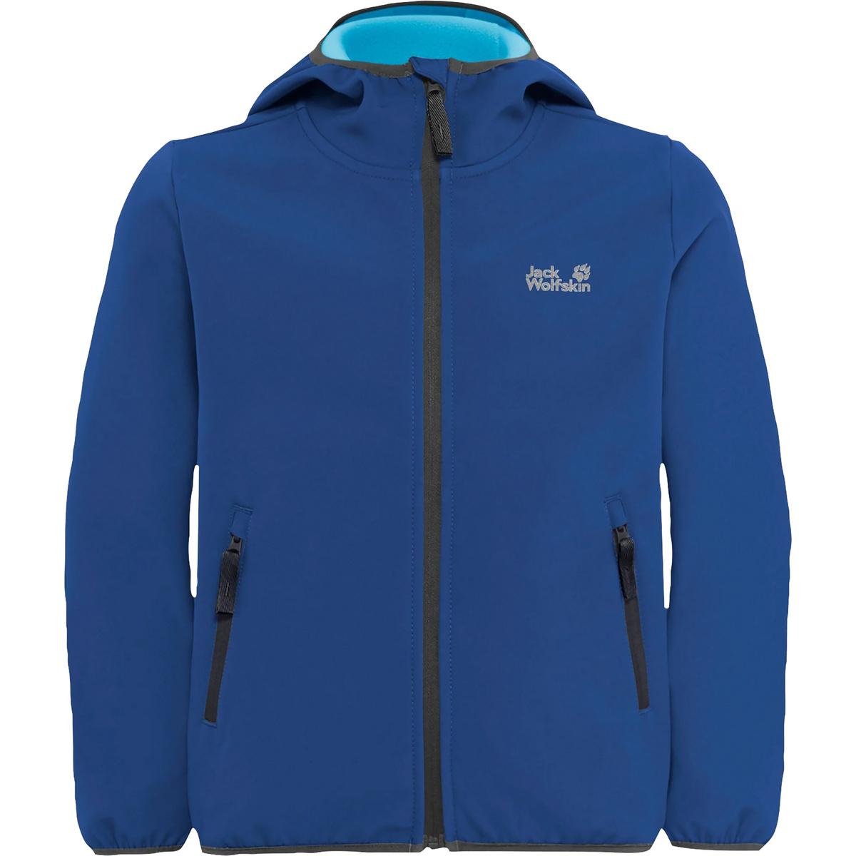 Jack Wolfskin Kinder Fourwinds Jacke (Größe 164, blau)