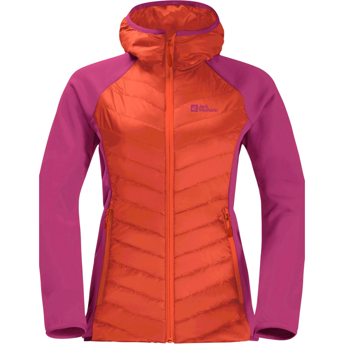 Jack Wolfskin Femme Veste Routeburn Pro Hybrid (taille XS, Orange)