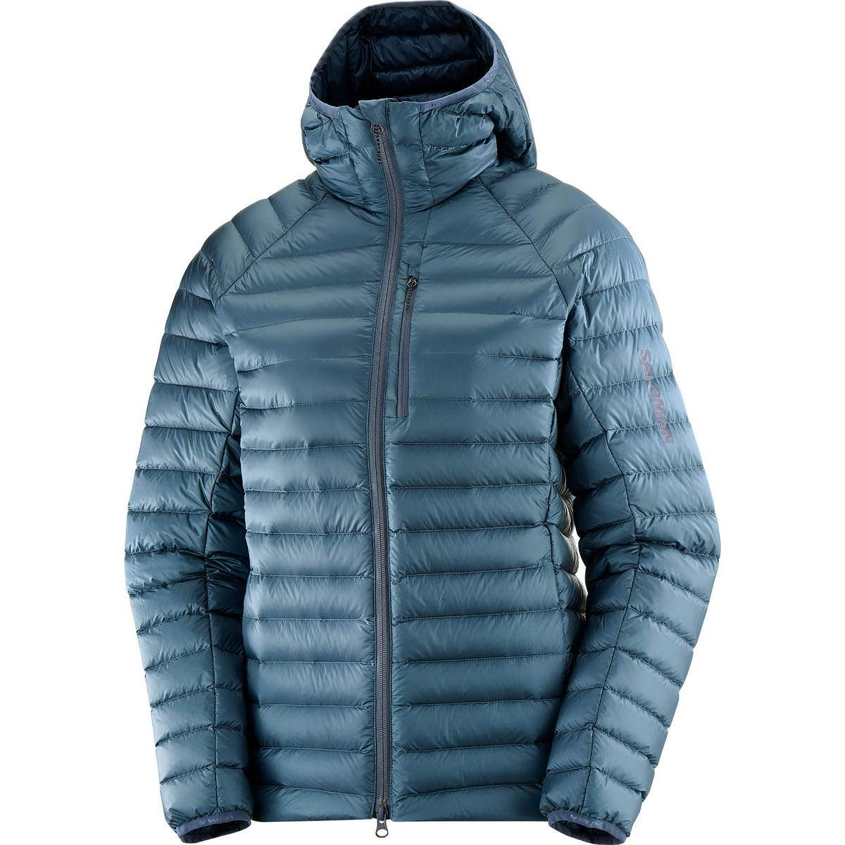 Salomon Donna Giacca Elixir Micro Down Hooded (Taglia M, Blu)