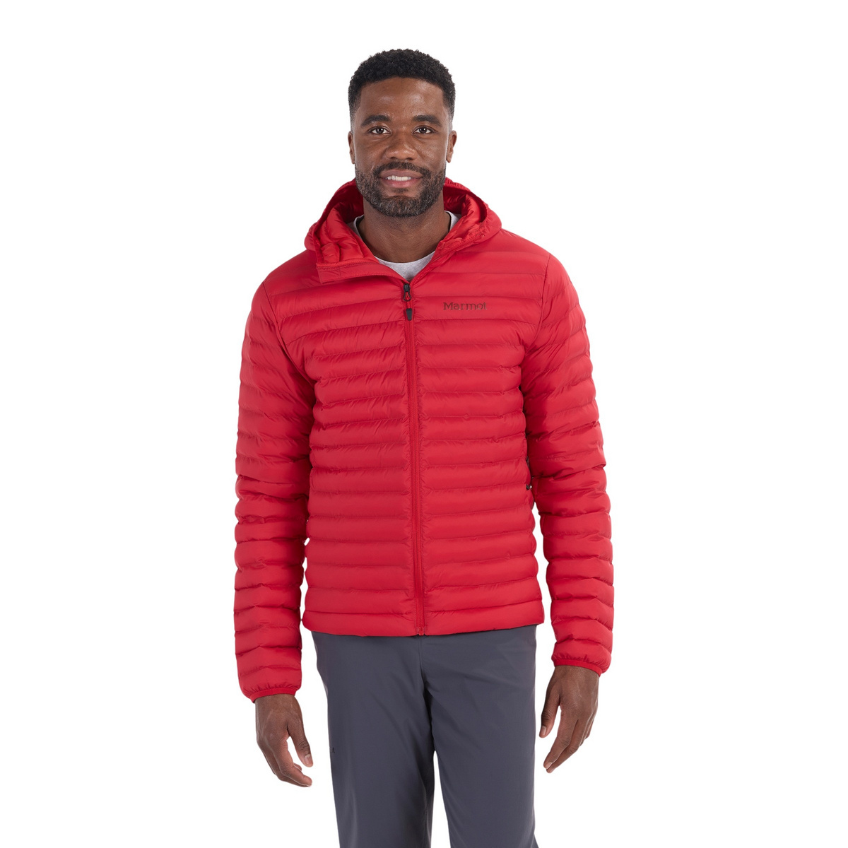 Marmot Herren Echo Featherless Hoodie Jacke (Größe S, rot)