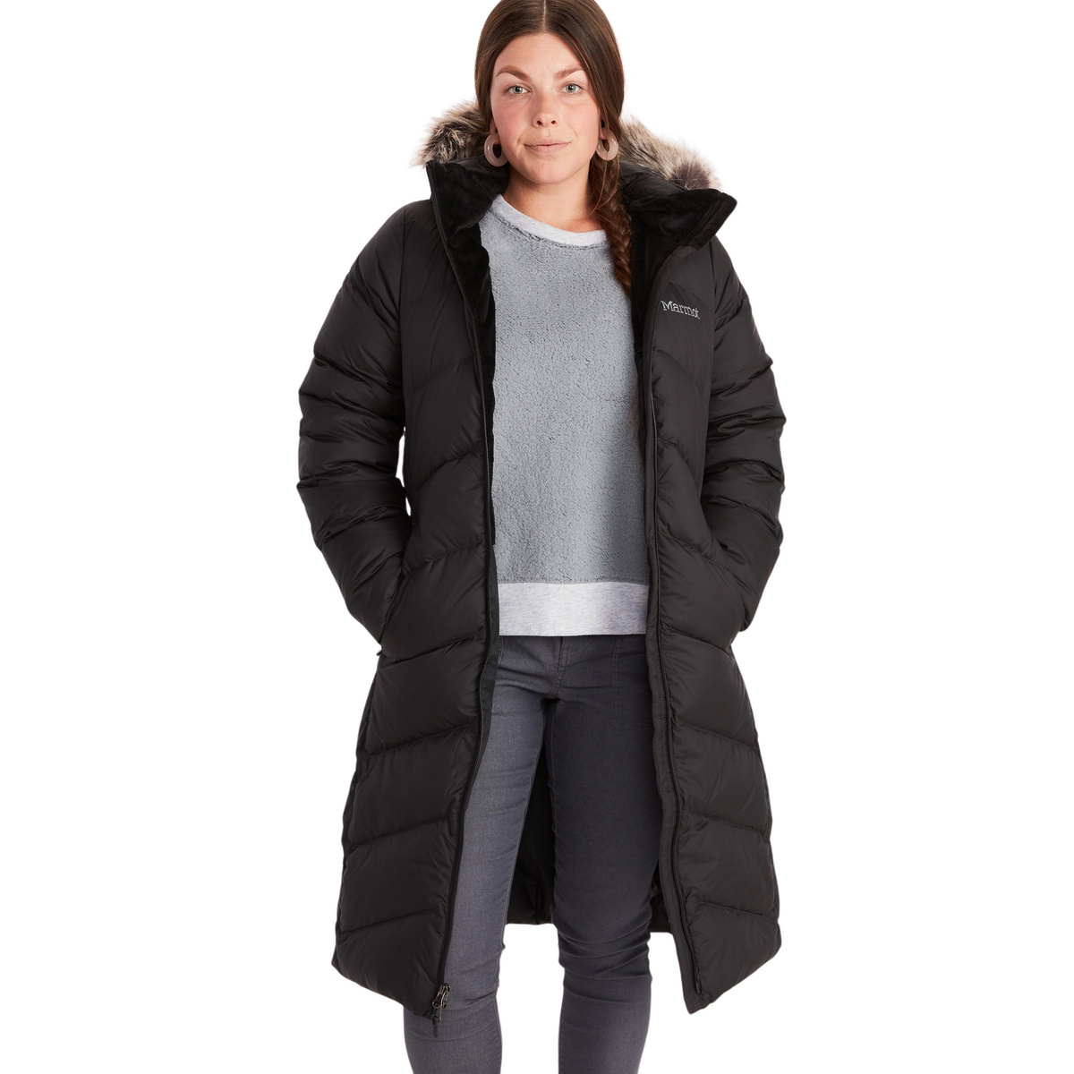 Marmot Femme Manteau Montreaux (taille XS, Noir)