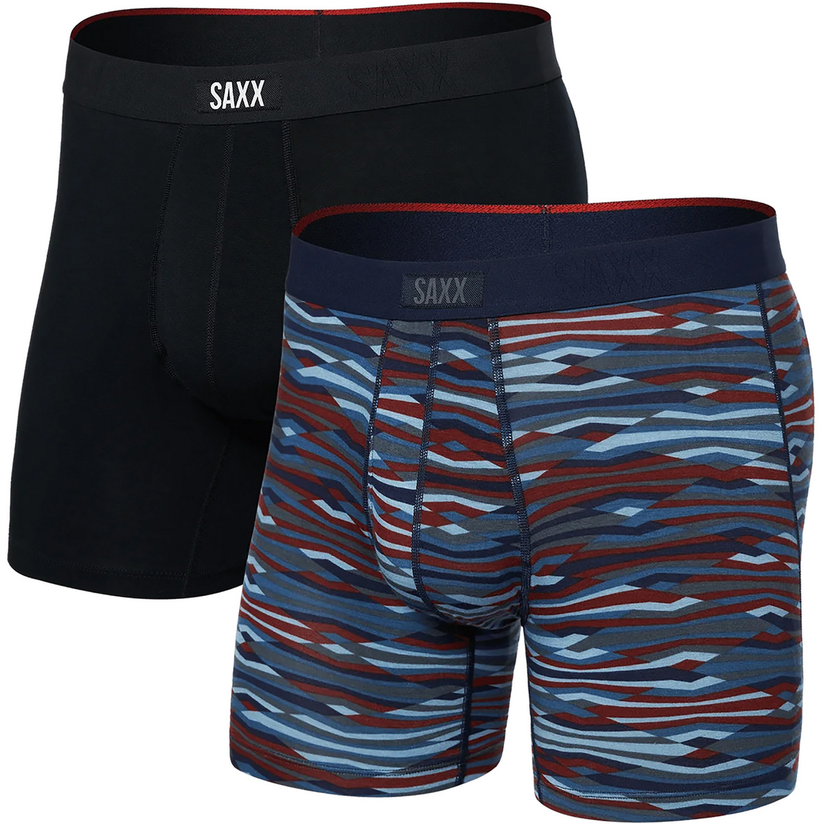 Saxx Underwear Herren Vibe Xtra Fly 2er Pack Boxer (Größe XL, blau)