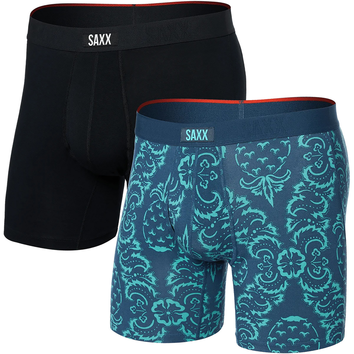 Saxx Underwear Herren Vibe Xtra Fly 2er Pack Boxer (Größe M, blau)