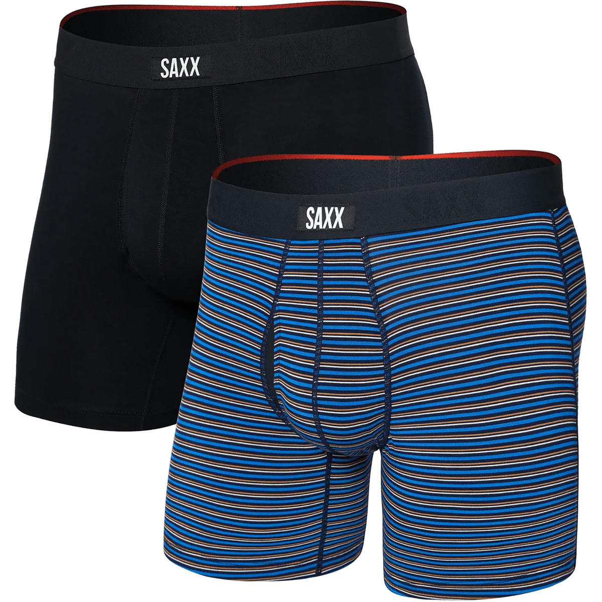 Saxx Underwear Uomo Boxer Vibe Xtra Fly conf. da 2 (Taglia M, Blu)
