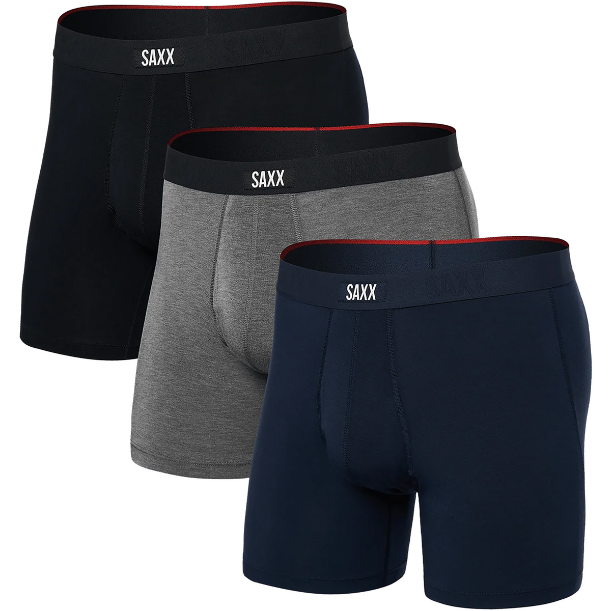 Image of Saxx Underwear Uomo Boxer Vibe Xtra Fly conf. da 3