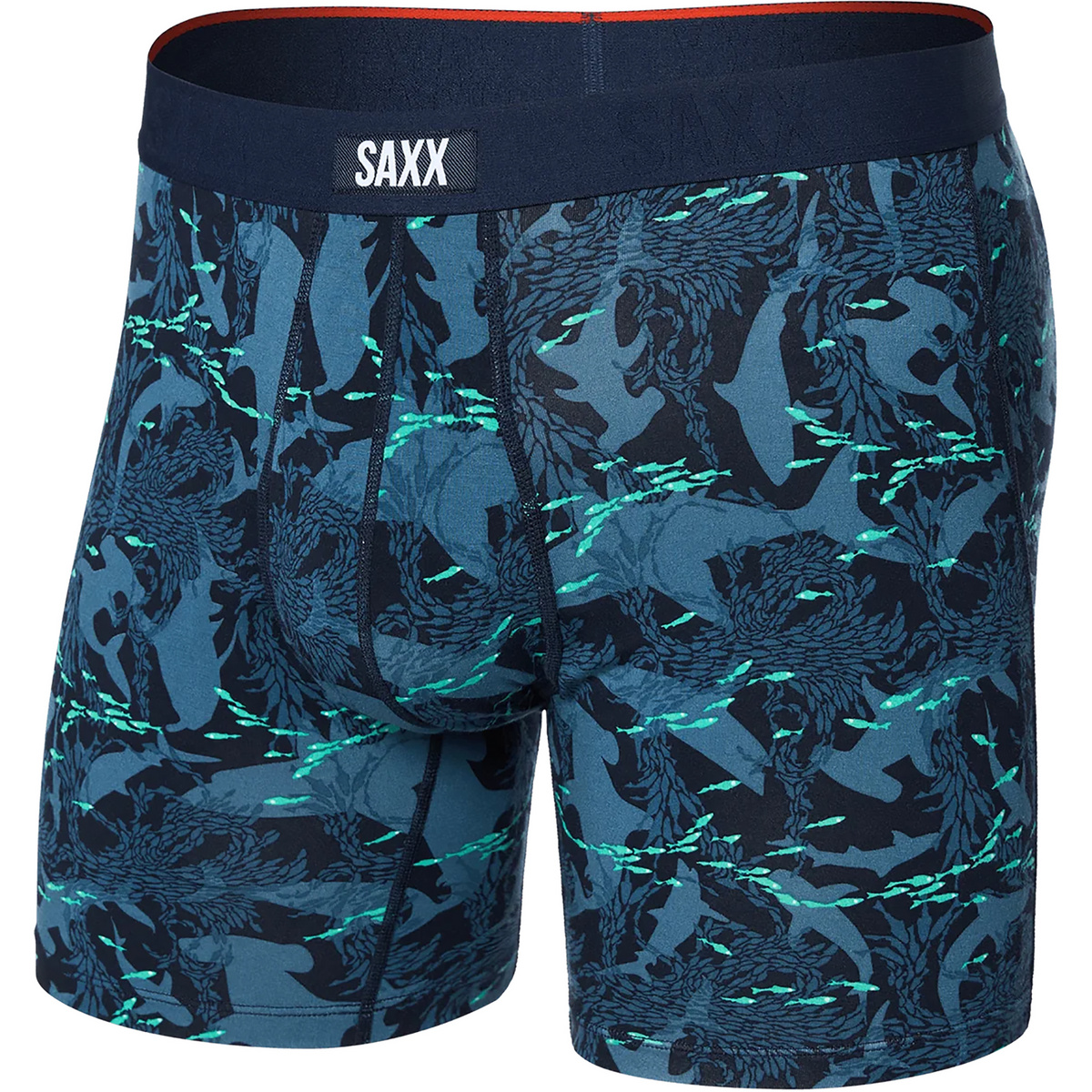 Saxx Underwear Herren Vibe Xtra Fly Boxer (Größe XXL, blau)