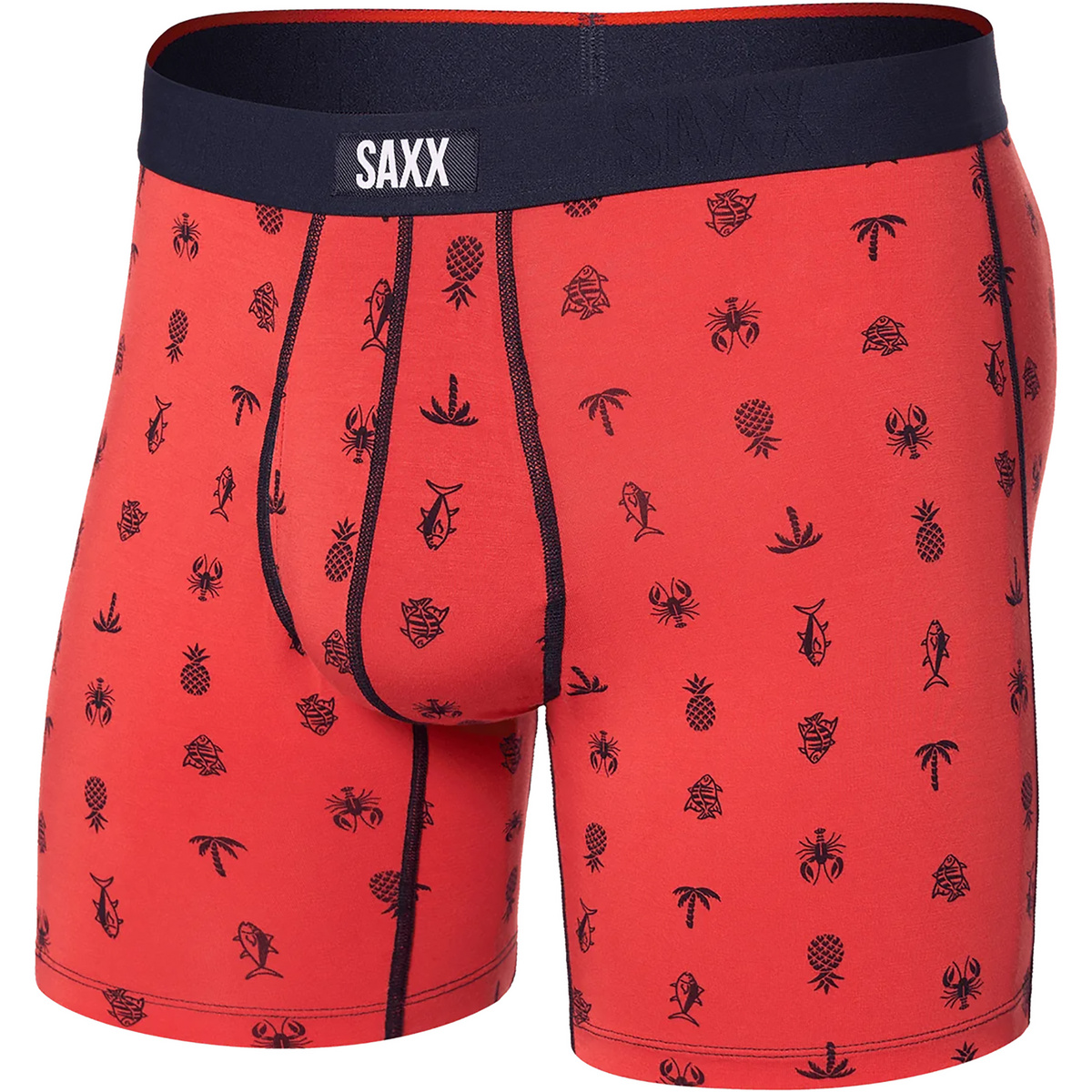 Saxx Underwear Herren Vibe Xtra Fly Boxer (Größe M, rot)