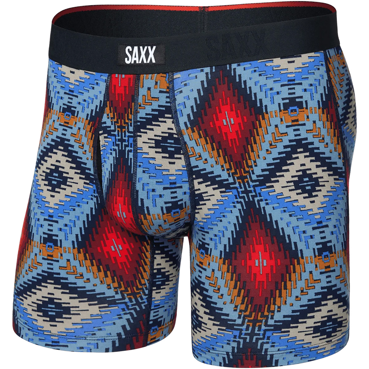 Saxx Underwear Uomo Boxer Vibe Xtra Fly (Taglia M, Blu)
