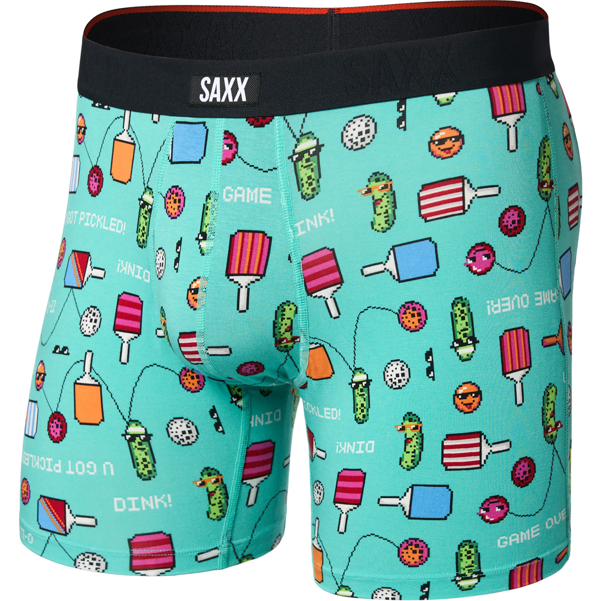 Saxx Underwear Herren Vibe Xtra Fly Boxer (Größe S, tuerkis)