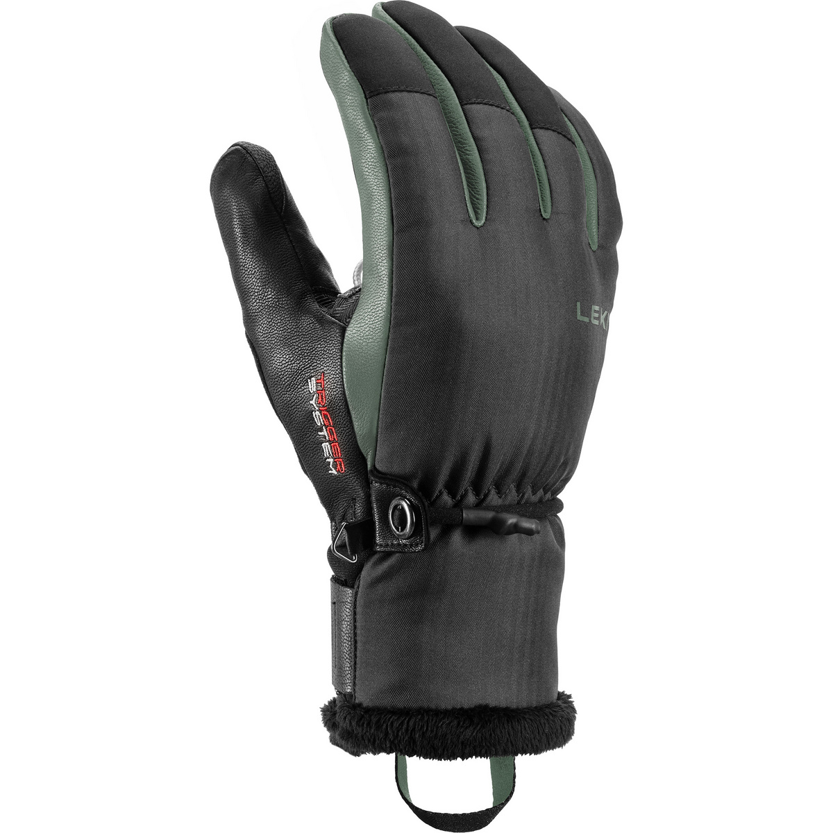Leki Donna Guanti Lantana 3D GTX (Taglia 8, Nero)