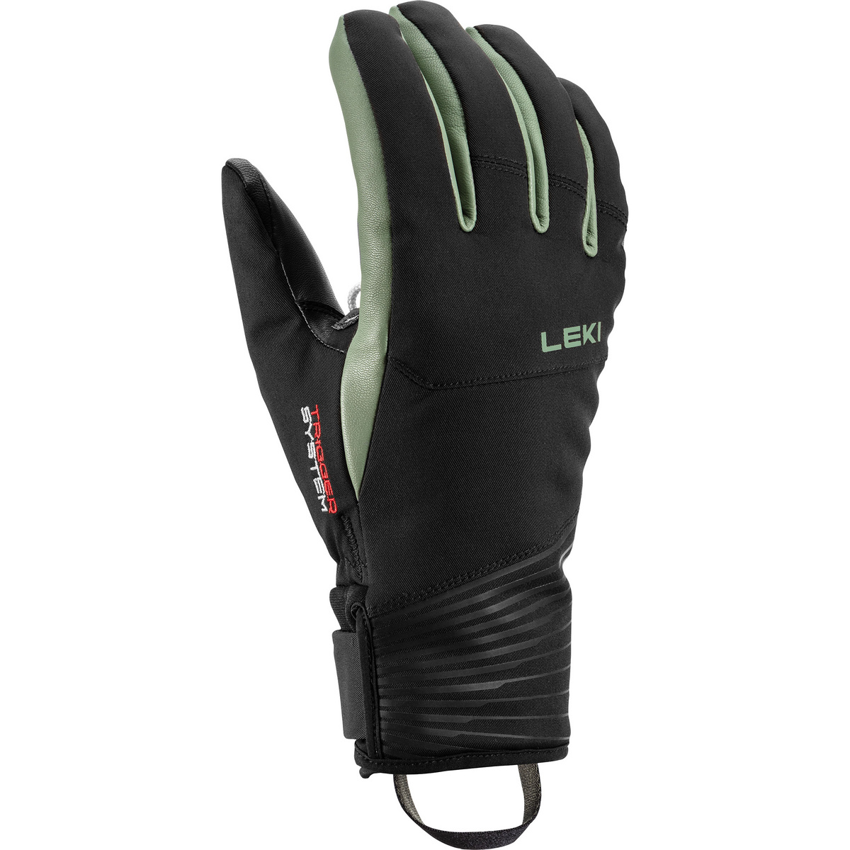 Leki Donna Guanti Sparrow 3D (Taglia 6.5, Nero)