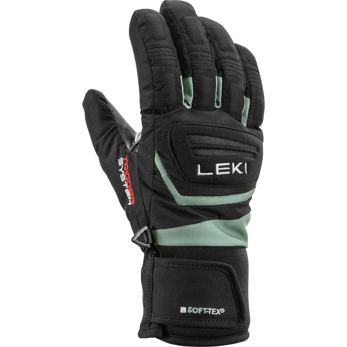 Leki Bambino Guanti Griffin 3D (Taglia 4, Nero)