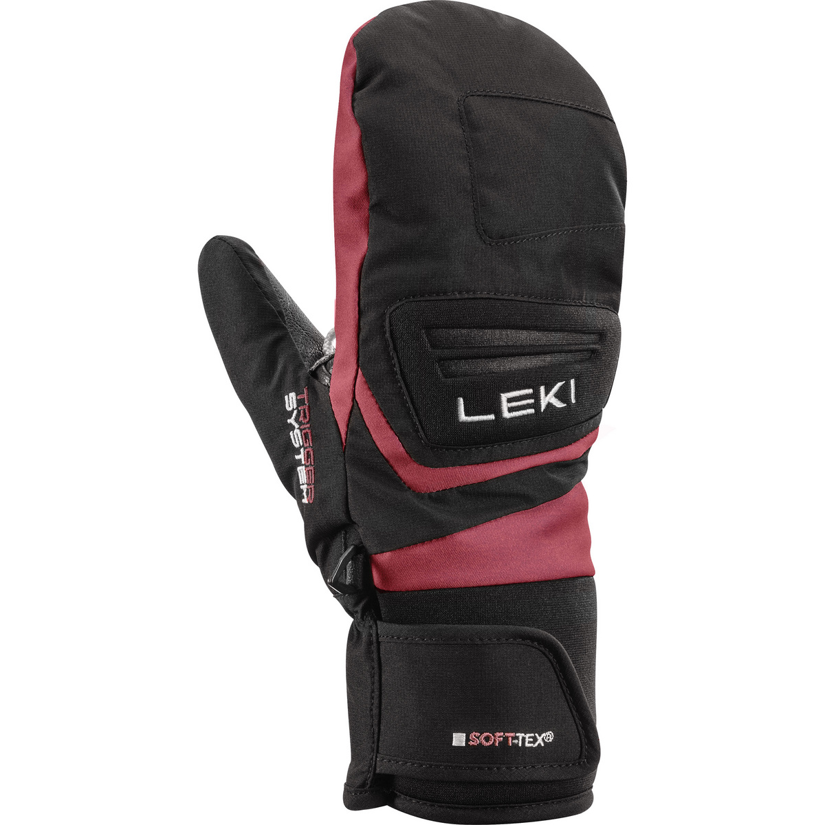 Leki Kinder Griffin 3D Handschuhe (Größe 5, schwarz)
