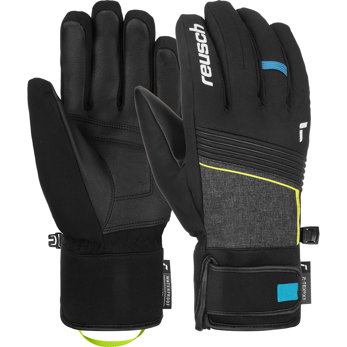 Reusch Guanti Louis R-TEX XT (Taglia 9, Nero)