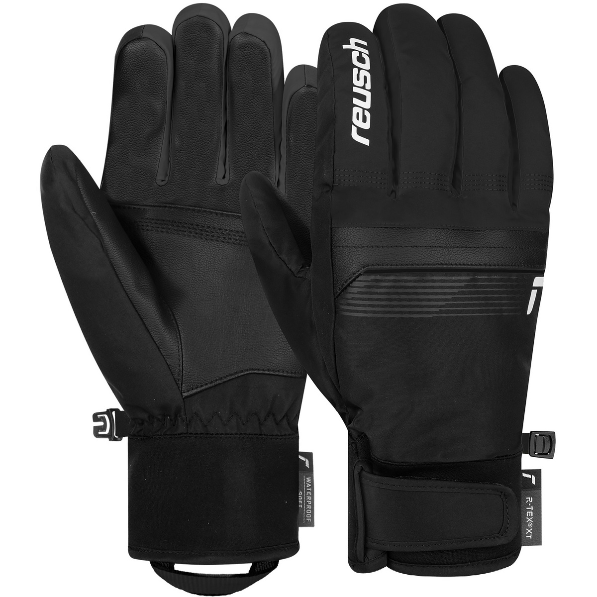 Reusch Guanti Snow Pilot R-TEX (Taglia 7.5, Nero)